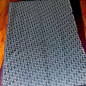 Dior denim fabric 23” x 32”